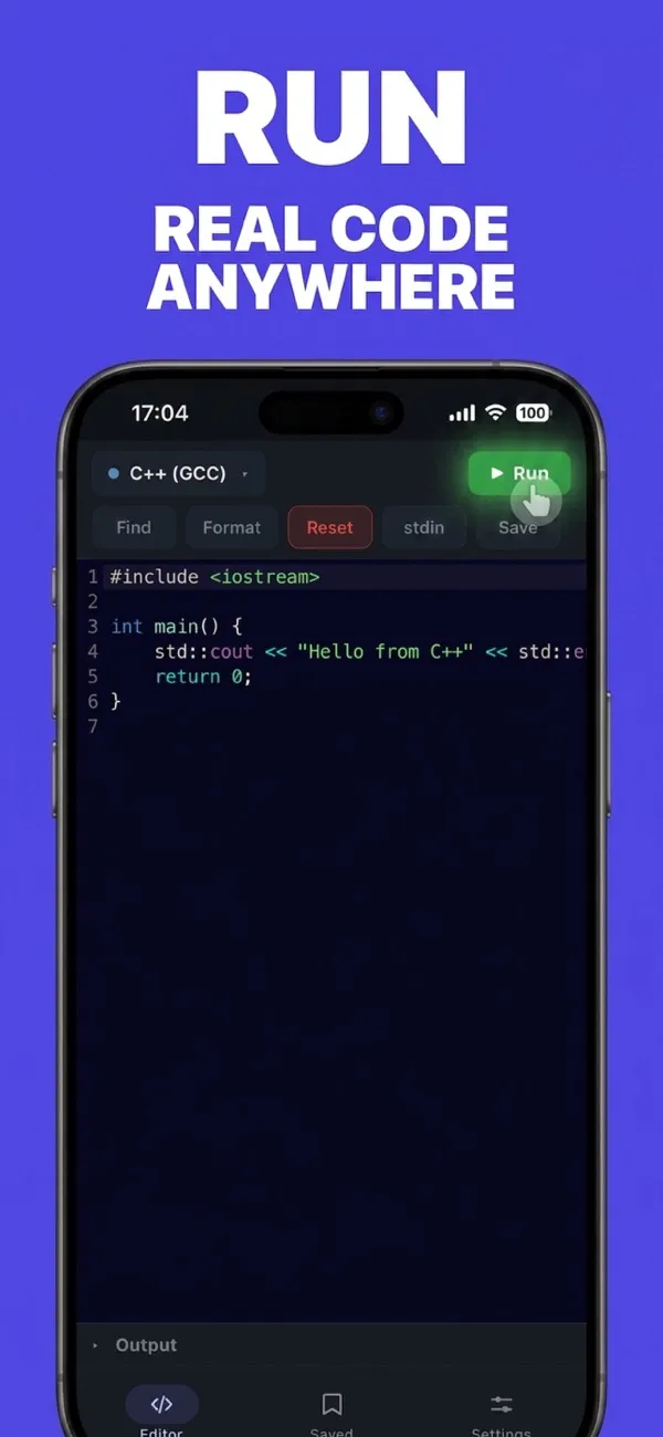 Code Runner: editor