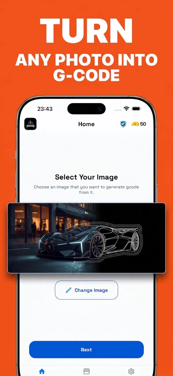G-Code Generator: turning a photo into G-code